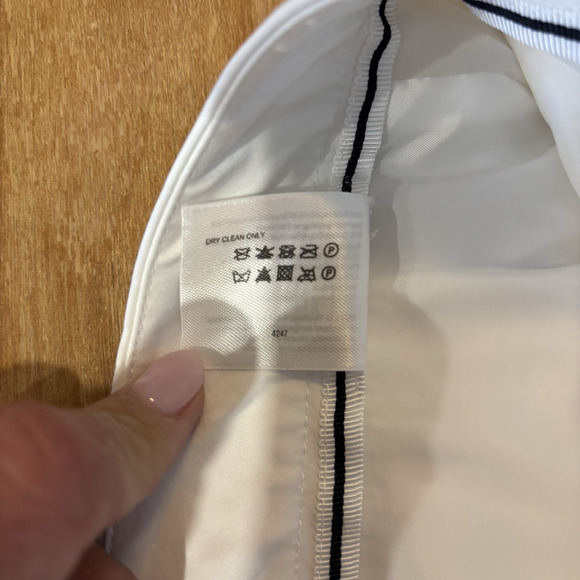 Brooks Brothers Bermuda Shorts Women 10 Country Club White Tennis Prep Lined 9in - Picture 14 of 16